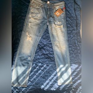 True Religion skinny flap jeans size 34